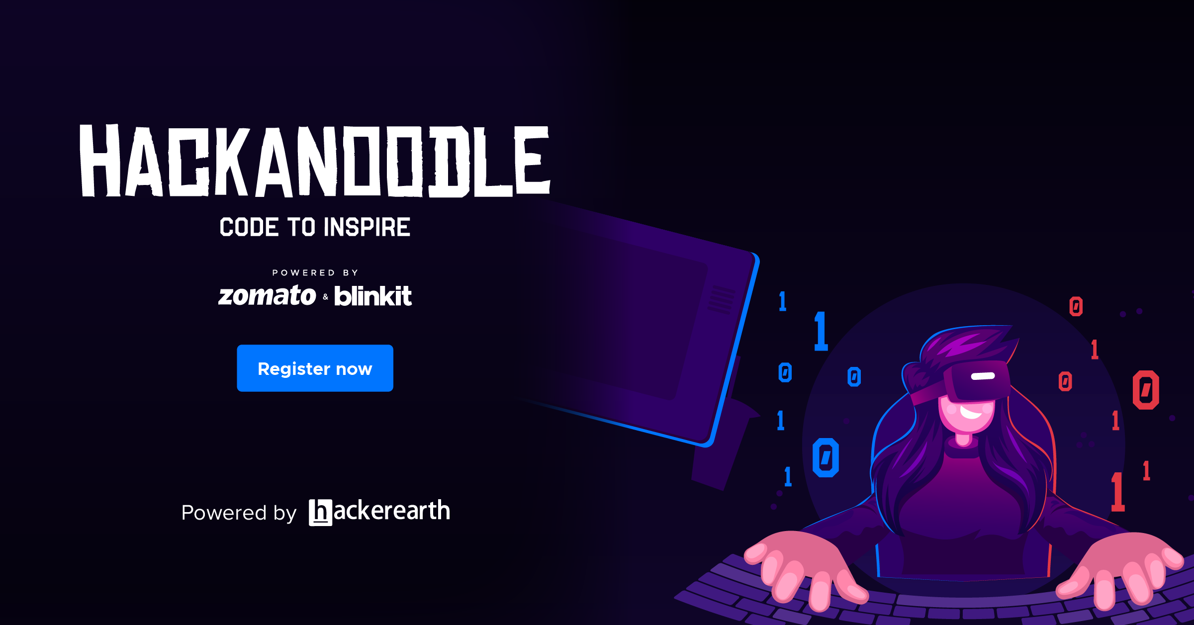 Hackanoodle by zomato blinkit