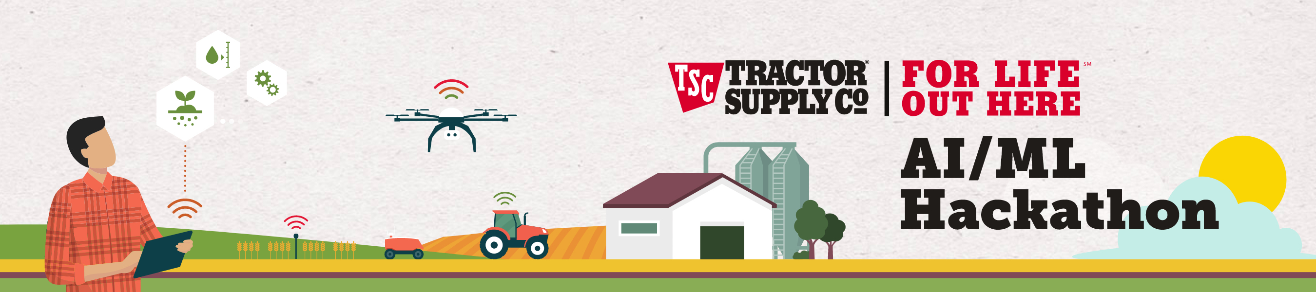 Online Hackathon | HackerEarth developer event | Tractor Supply's “Life out  Here” AI/ML Hackathon